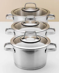 BergHOFF Manhattan 10Pc 18/10 Stainless Steel Cookware Set