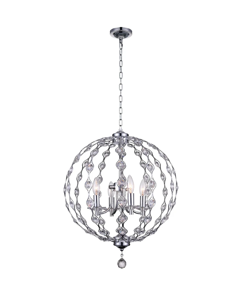 Cwi Lighting Esia 4 Light Chandelier