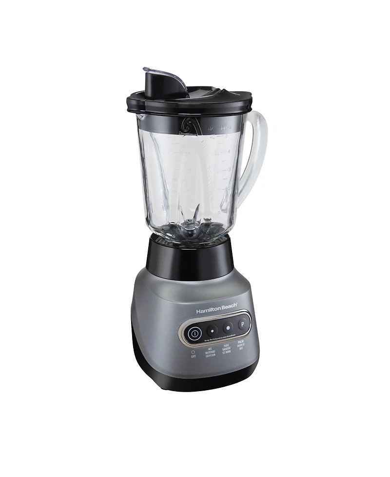 Hamilton Beach Ice Crusher Blender with 40 oz. Glass Blender Jar and 20 Oz. Travel Jar