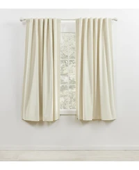Lauren Ralph Waller Blackout Solid Back Tab Rod Pocket Curtain Panel