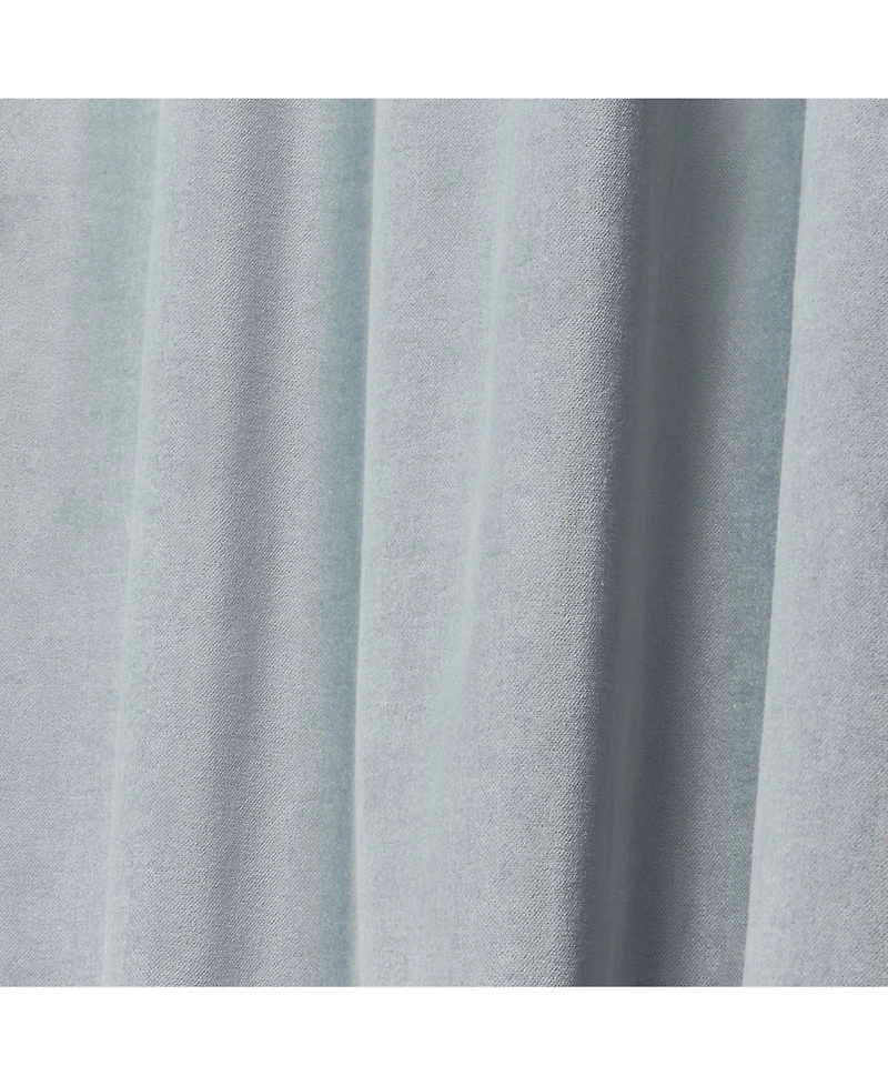 Lauren Ralph Velvety Room Darkening Back Tab Rod Pocket Curtain Panel, 52" x 63"