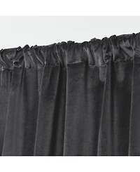 Lauren Ralph Velvety Room Darkening Back Tab Rod Pocket Curtain Panel, 52" x 63"
