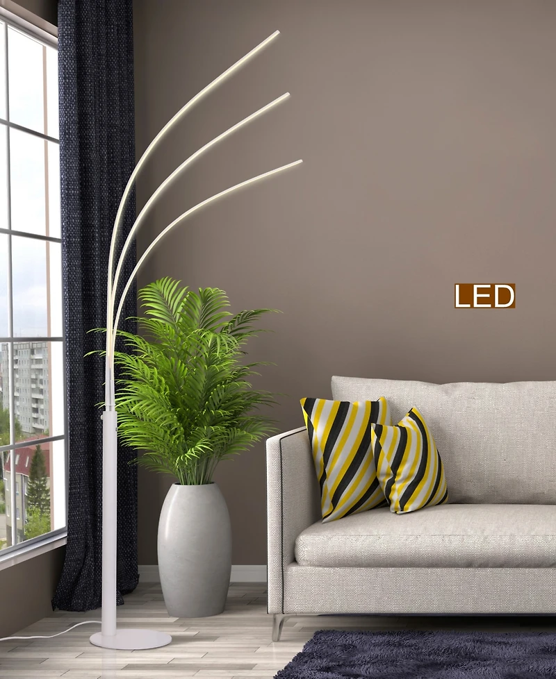 Artiva Usa Aurora 92" Led Arch Tree Floor Lamp, Touch Dimmer