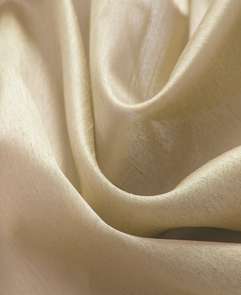 Olivia Gray Gilbert Solid Single Grommet Curtain Panel Pair