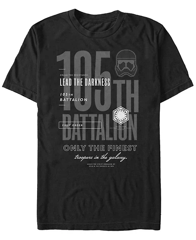 Star Wars Men's Episode Ix 105th Battalion Finest Troopers The Galaxy T-shirt