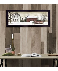 Trendy Decor 4U Christmas Trees for Sale By Billy Jacobs, Printed Wall Art, Ready to hang, Black Frame, 20" x 8"