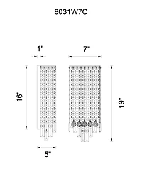 Cwi Lighting Colosseum 4 Light Wall Sconce