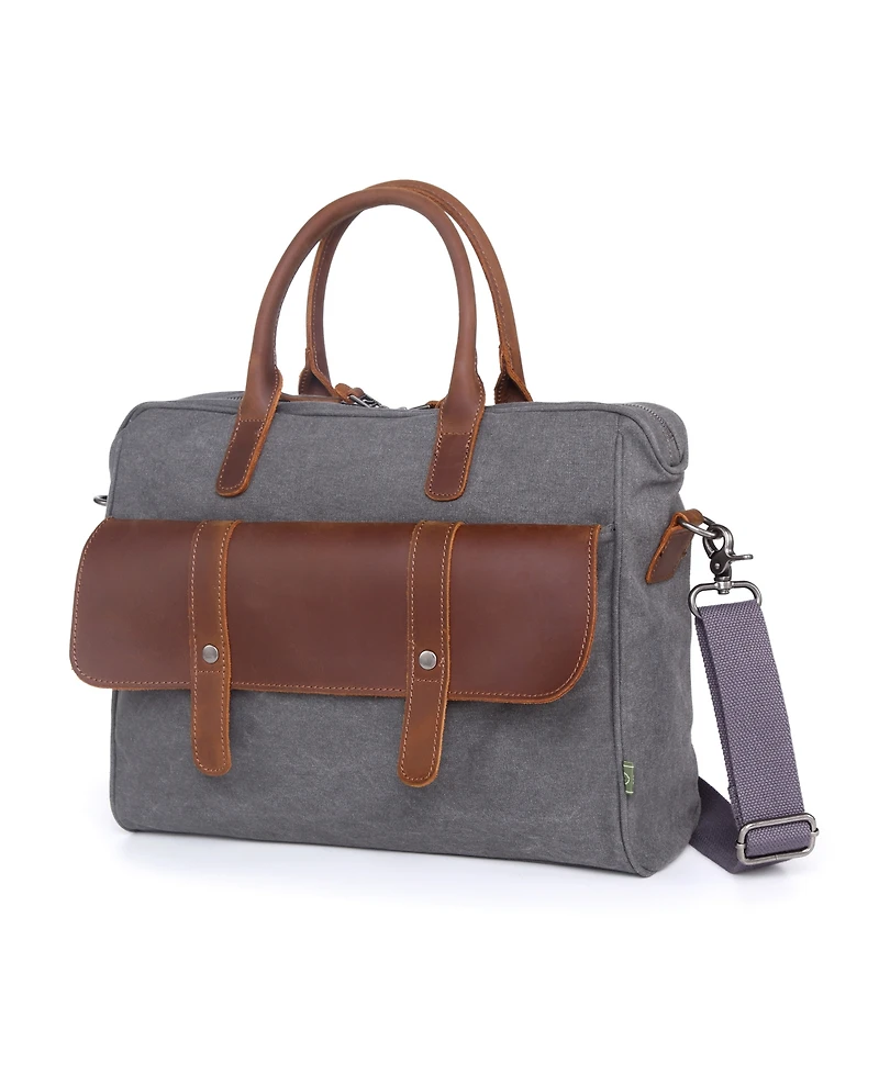 Tsd Brand Canvas Valley Hill Computer Brief Bag