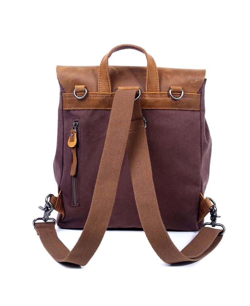Tsd Brand Cooper Convertible Canvas Backpack