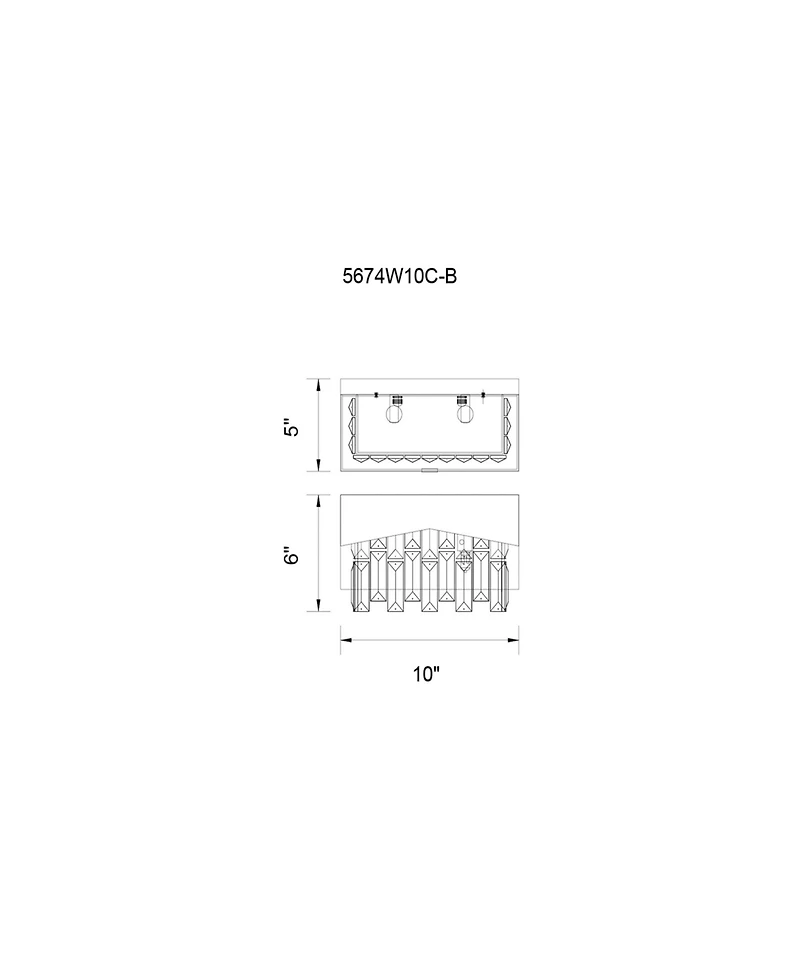 Cwi Lighting Havely Light Wall Sconce