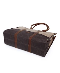 Tsd Brand Stone Creek Waxed Canvas Tote Bag
