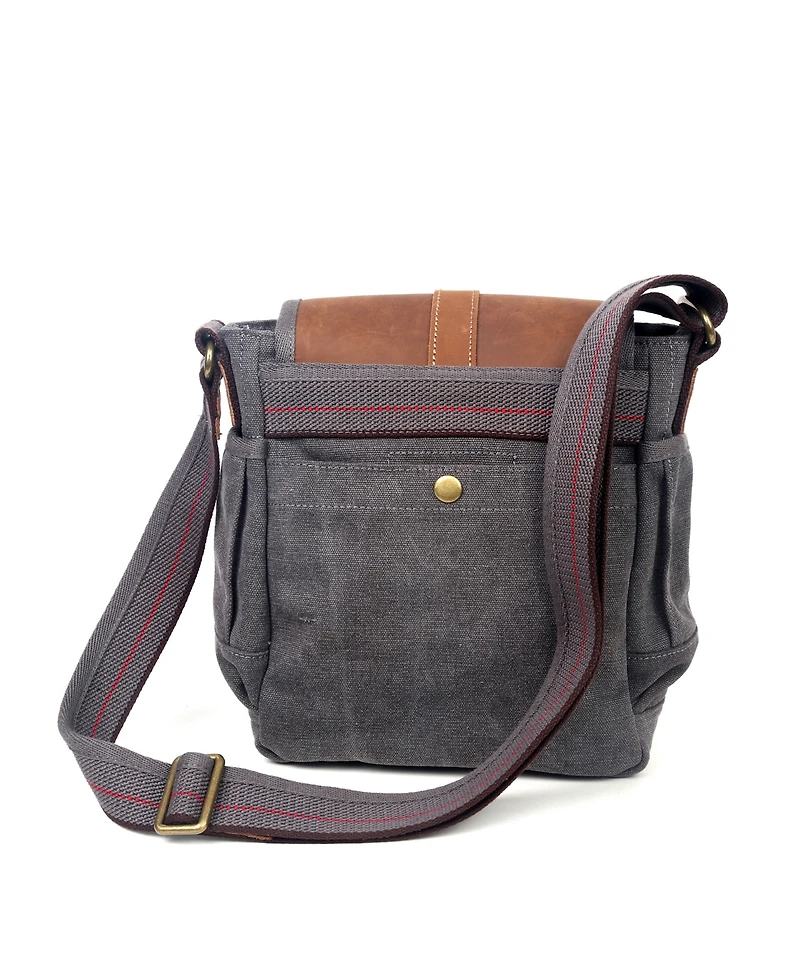 Tsd Brand Turtle Ridge Canvas Crossbody Bag