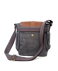 Tsd Brand Turtle Ridge Canvas Crossbody Bag