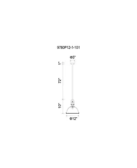 Cwi Lighting Strum 1 Light Chandelier