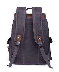 Tsd Brand Stone Creek Waxed Canvas Backpack Handbag