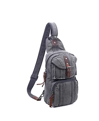 Tsd Brand Sunset Cove Canvas Sling Bag