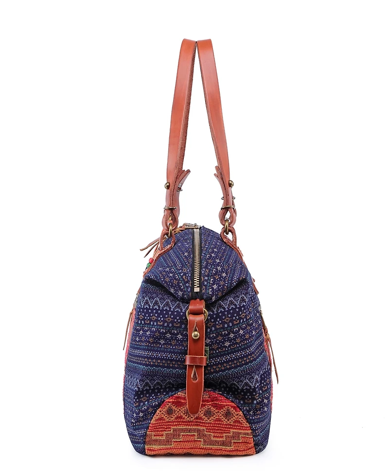 Tsd Brand Tribal Secret Canvas Tote Bag