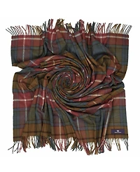 Prince of Scots Highland Tartan Tweed Merino Wool Throw, 55" x 72"