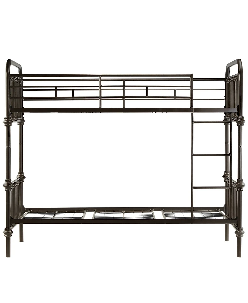 iNSPIRE Q Calvados Antique Metal Bunk Bed, Twin