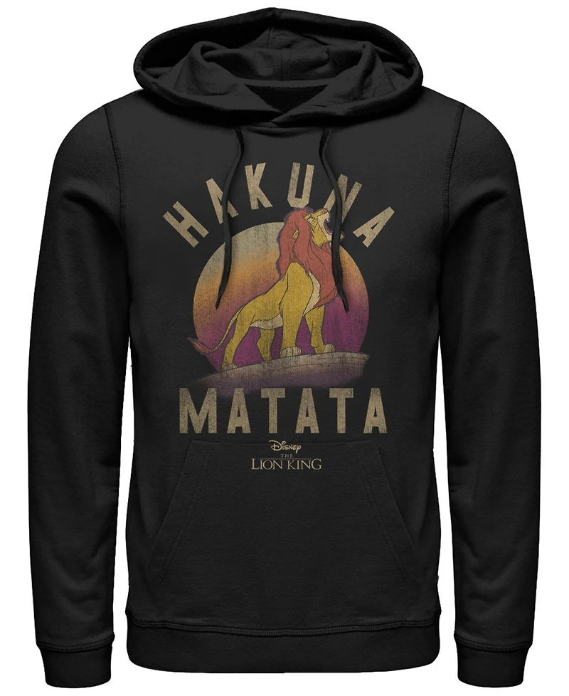 Disney Men's Lion King Simba Hakuna Matata, Pullover Hoodie
