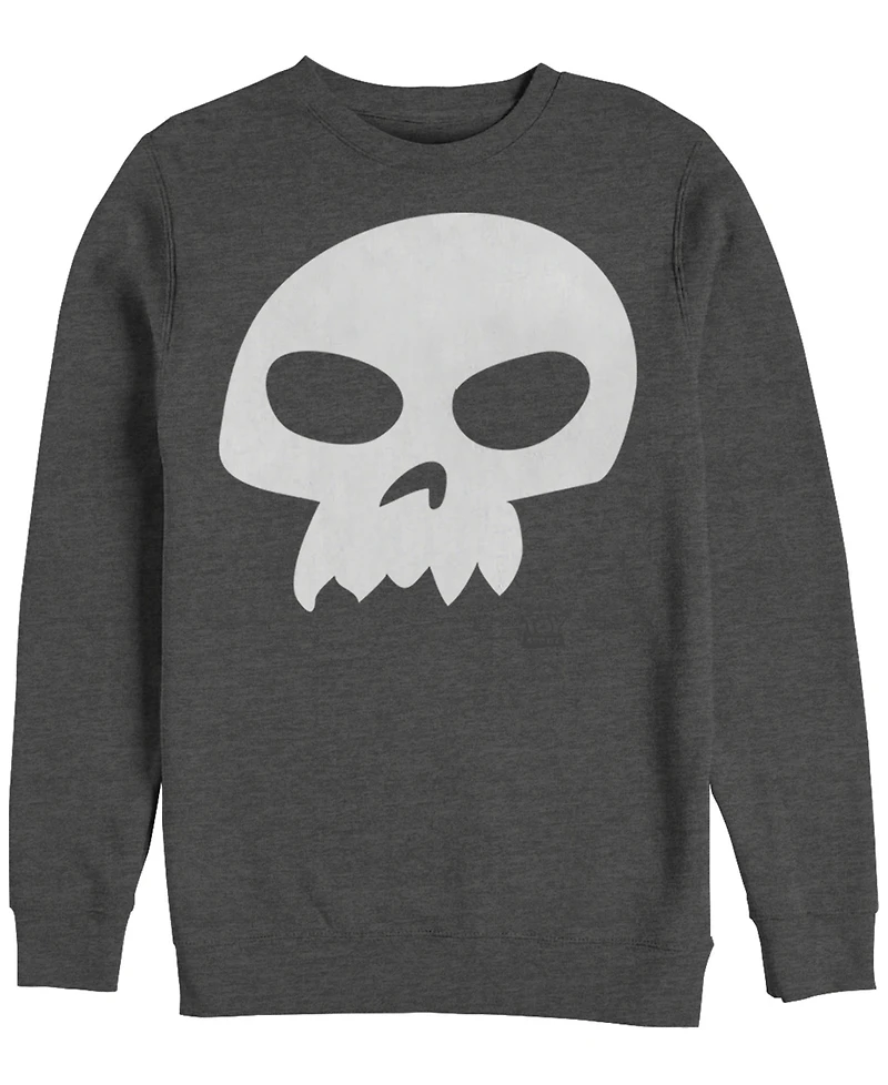 Disney Pixar Men's Toy Story Sid Skull Costume, Crewneck Fleece