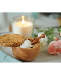 BeldiNest Olive Wood Salt Cellar