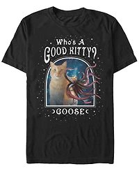 Marvel Men's Captain Goose the Good Kitty, Short Sleeve T-shirt