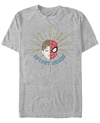 Marvel Men's Spider-Man Far From Home Spidey Sense Face Off, Short Sleeve T-shirt