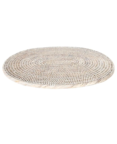 Artifacts Rattan Oval Placemat