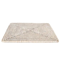 Artifacts Trading Company Rattan Square Placemat