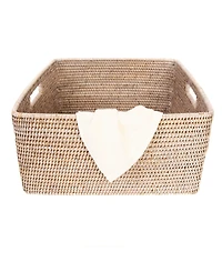 Artifacts Rattan Square Storage Basket