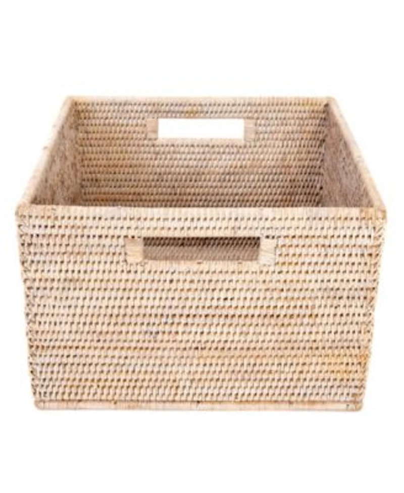 Artifacts Trading Company Artifacts Rattan Square Storage Basket