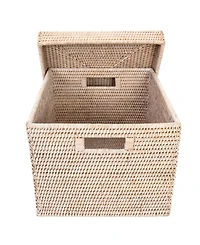 Artifacts Trading Company Artifacts Rattan Storage Box with Lid - Letter File