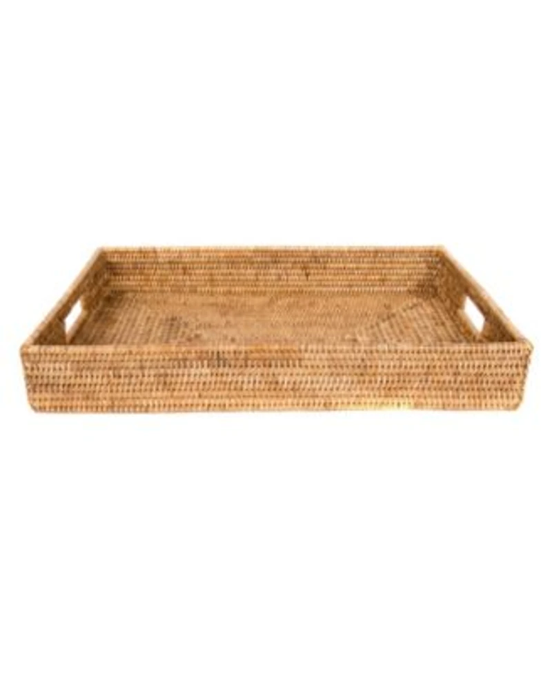 Artifacts Trading Company Rattan Rectangular Tray Collection