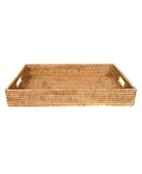 Artifacts Trading Company Rattan Rectangular Tray Collection