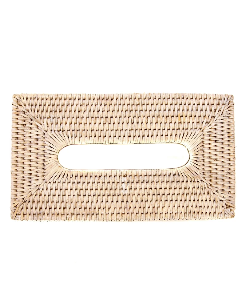 Artifacts Rattan Rectangular Tissue Box Cover