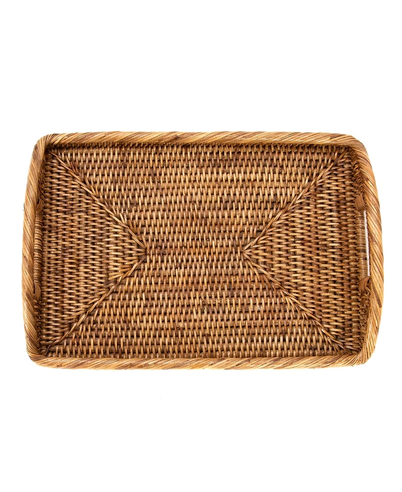 Artifacts Rattan 14" Rectangular Tray