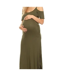 White Mark Maternity Lexi Maxi Dress