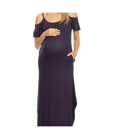 White Mark Maternity Lexi Maxi Dress