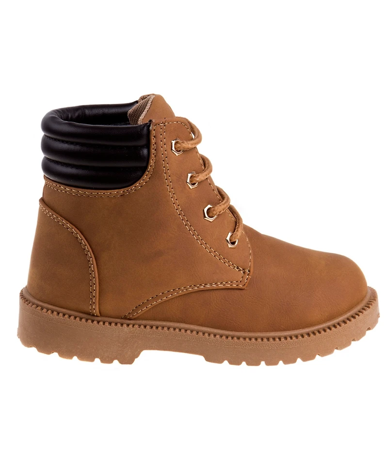 Rugged Bear Toddler Boys and Girls Casual Boots with Lace Up Closure