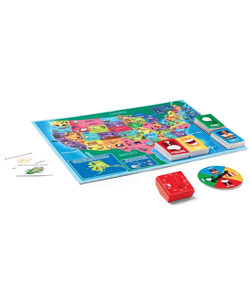 Fundamental Toys Game Zone Great States Board Game