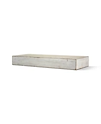 American Art Decor Wood Floating Wall Shelf