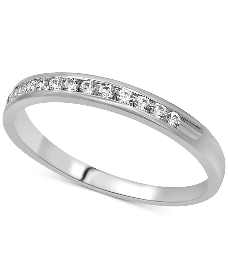 Diamond Band (1/6 ct. t.w.) 14k White, Yellow or Rose Gold