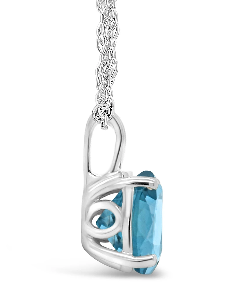 Garnet (2-1/3 ct. t.w.) Pendant Necklace Sterling Silver. Also Available London Blue Topaz (2-3/8