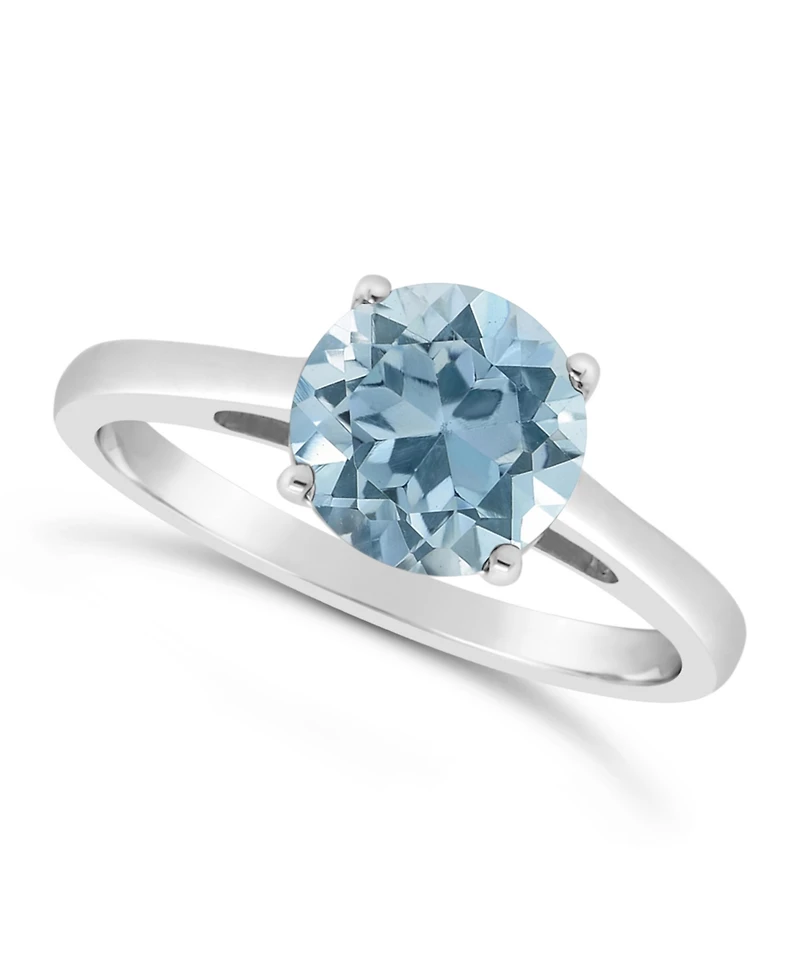 Amethyst (1-3/4 ct. t.w.) Ring Sterling Silver. Also Available Sky Blue Topaz (2-3/8 and Rose Quartz (1-9/10