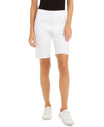 I.n.c. International Concepts Women's Mid Rise Pull-On Bermuda Shorts, Created for Macy's