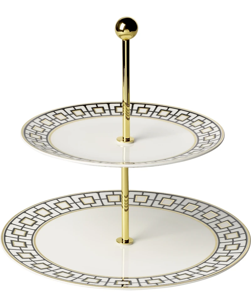 Villeroy & Boch Metro Chic 2-Tiered Server