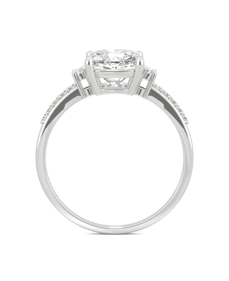 Moissanite Cushion Engagement Ring 1-3/4 ct. t.w. Diamond Equivalent 14k White Gold
