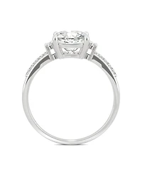 Moissanite Cushion Engagement Ring 1-3/4 ct. t.w. Diamond Equivalent 14k White Gold