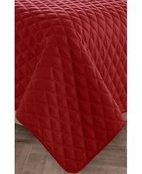 Elegant Comfort Luxury Diamond Design Quilted Coverlet Sets